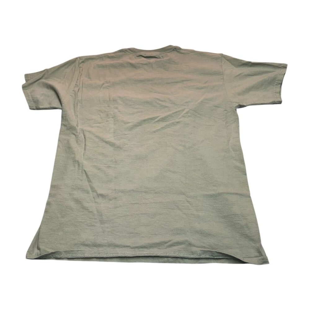 Port & Company T-Shirt Men's Medium Olive Green Cotton May be Forest be with You - Picture 2 of 7